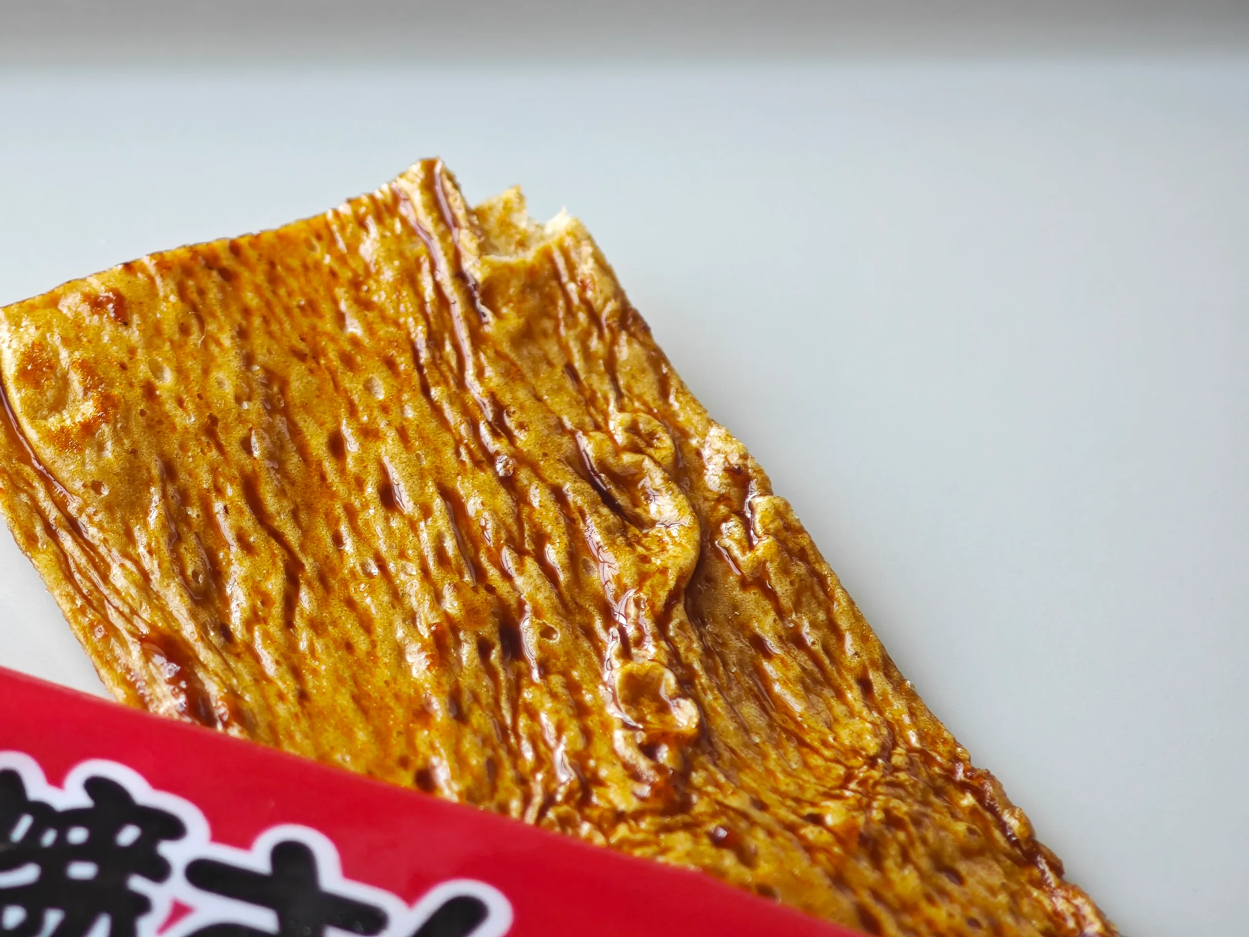 Kabayaki hard sheet close-up