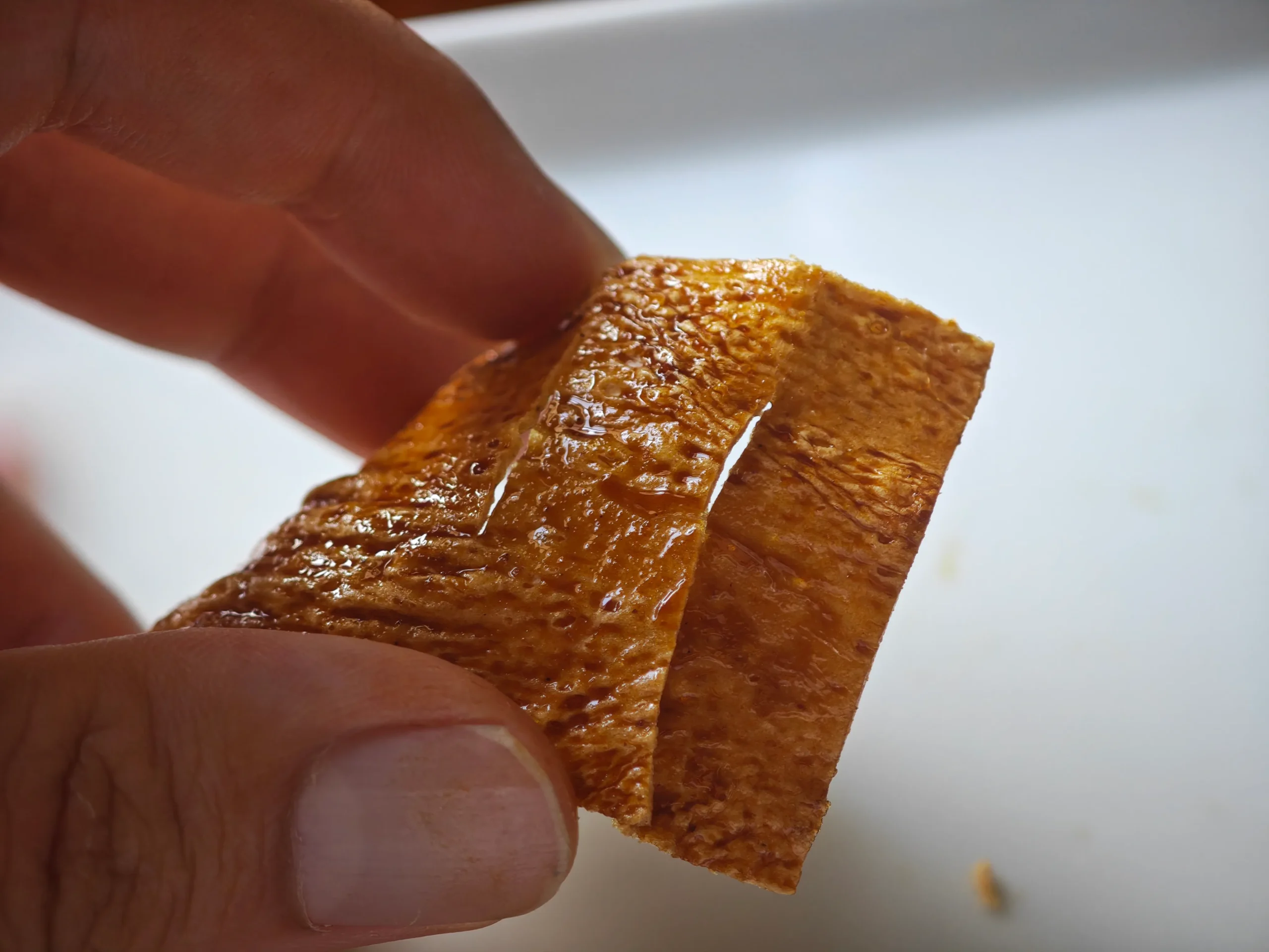 Hard San Taro sheet cracked when cold
